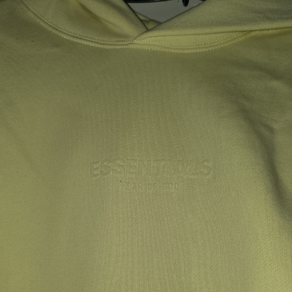 Essentials Soft Lemon Hoodie